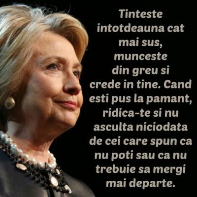 Cele mai frumoase citate ale lui Hillary Clinton