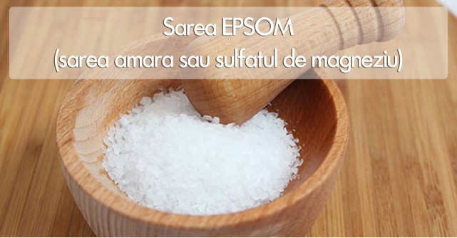 Sarea EPSOM: o binecuvantare pentru corpul tau