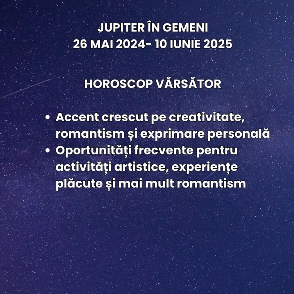 Jupiter, Marele Benefic, se mută în Gemeni. Cum îți schimbă norocul?
