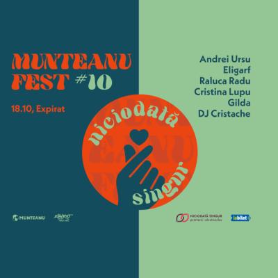 Munteanu Fest sărbătorește 10 ediții pe 18 octombrie, în București, la Expirat Halele Carol