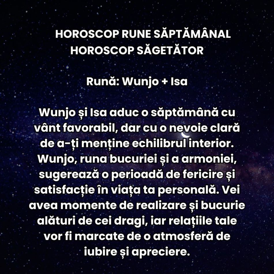 Horoscop Rune săptămâna 27 ianuarie – 2 februarie 2025: Luna Nouă ne invită să visăm fără limite, iar runele ne oferă indicii!
