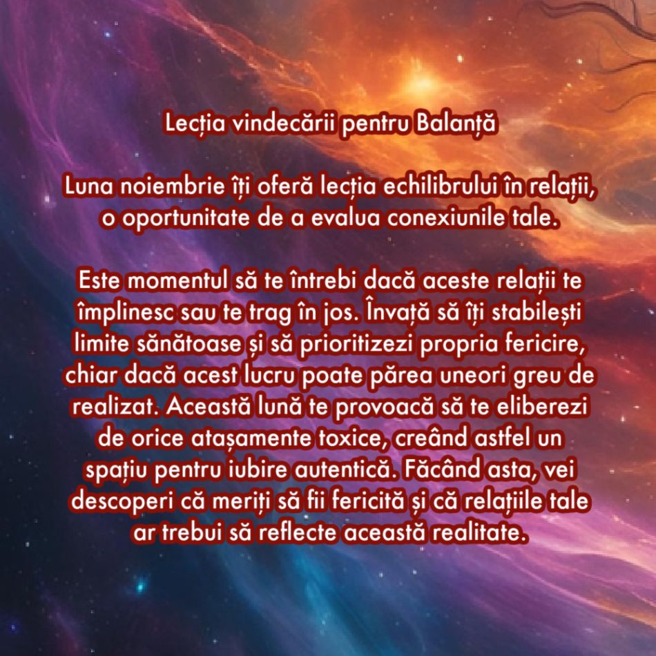 Universul ne vorbește: Noiembrie și lecțiile profunde ale vindecării pentru fiecare zodie în parte