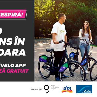 Sistemul de bikesharing IVelo by Green Revolution s-a extins și în vestul țării,  la Timișoara