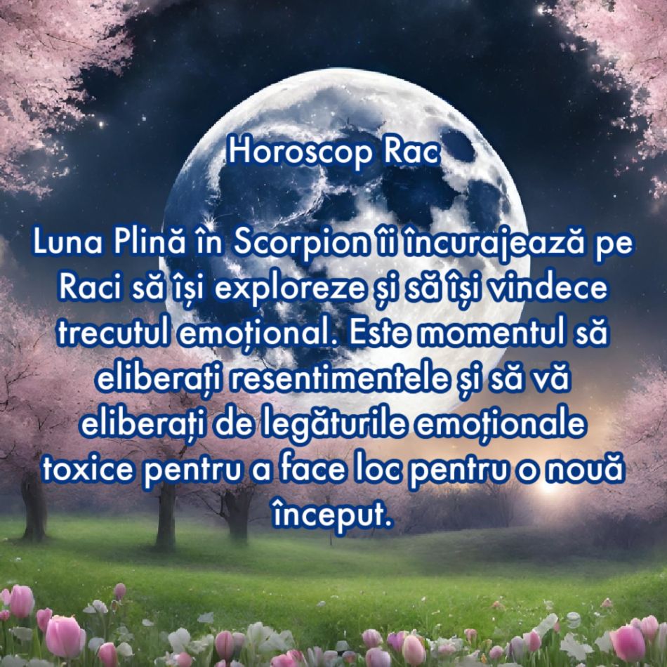 Luna Plină în Scorpion de pe 24 aprilie ne dă curaj. Ne confruntăm fricile, transformându-le în putere și înțelepciune