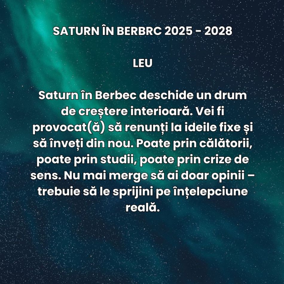 Saturn în Berbec (2025–2028) nu cere perfecțiune. Cere autenticitate și asumare. Inițierea karmică de foc începe acum