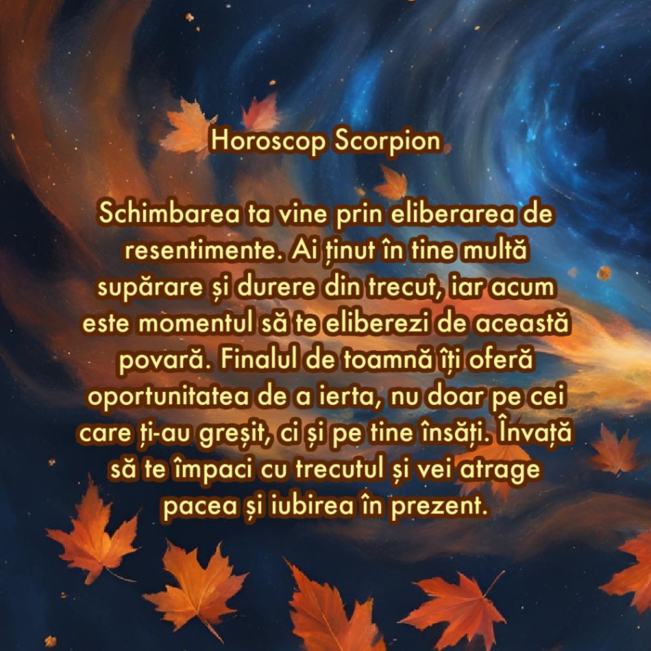 Care este schimbarea de care ai nevoie pe final de toamnă în funcție de zodia în care te-ai născut