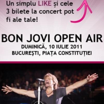 CONCURS: Castiga bilete la concertul BON JOVI