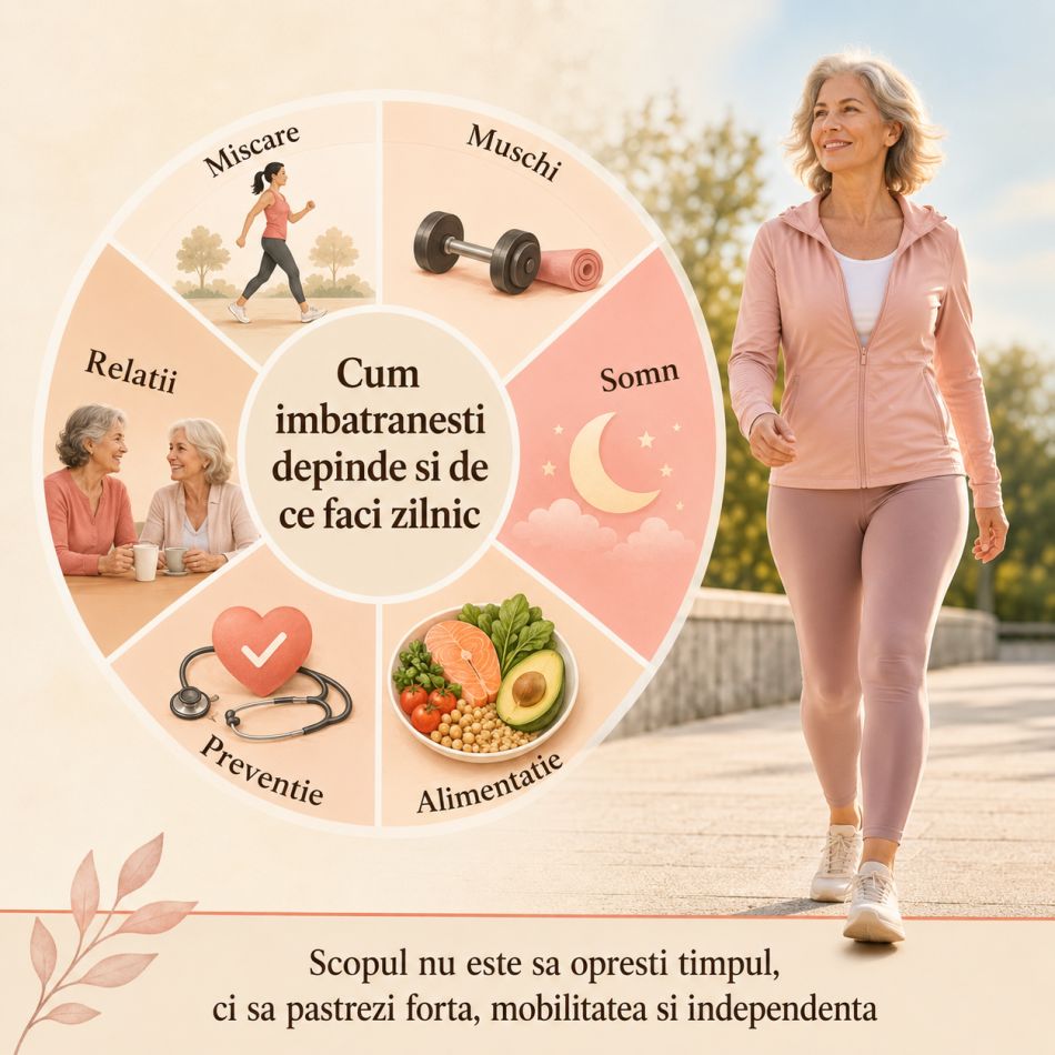 Ce se schimbă în corp după 40 de ani și ce poți face pentru a îmbătrâni mai lent și mai sănătos