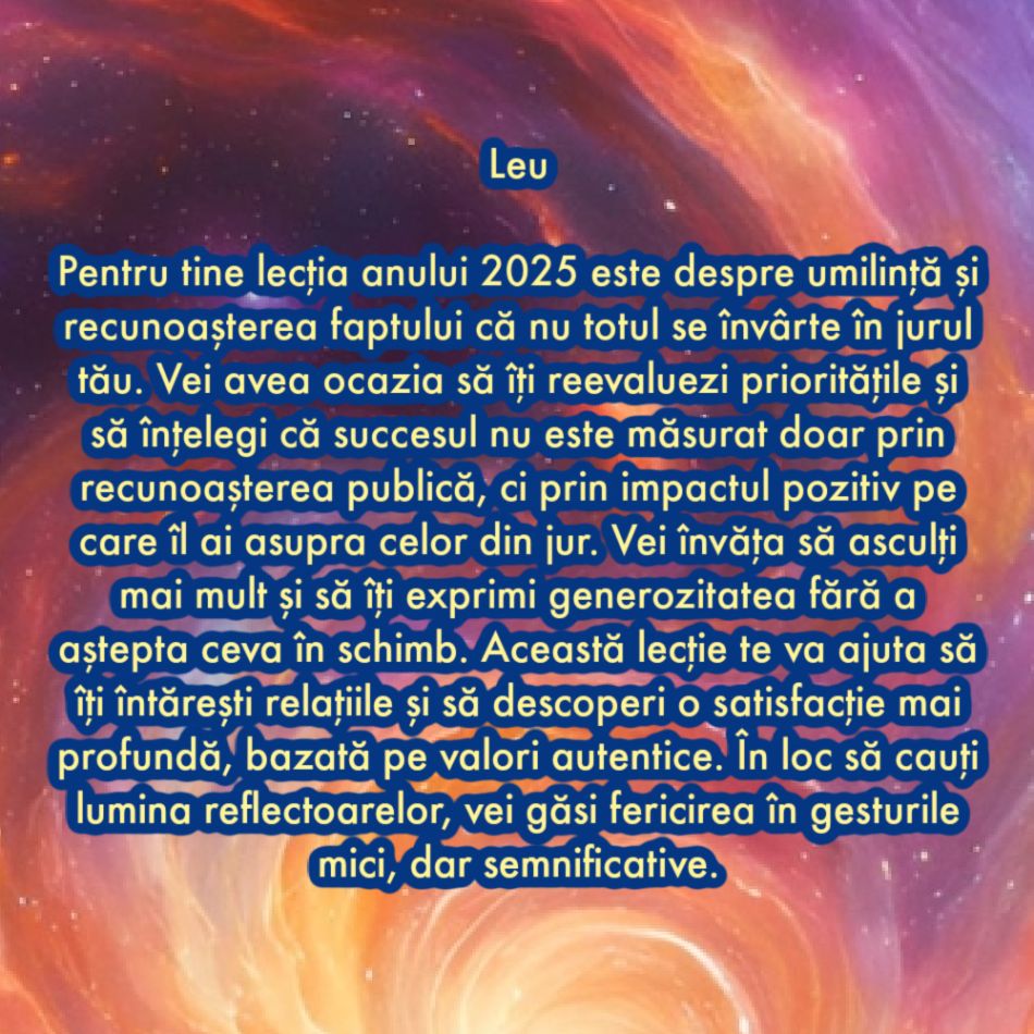 Cea mai importantă lecție pe care o vei învăța în 2025 în funcție de zodia în care te-ai născut