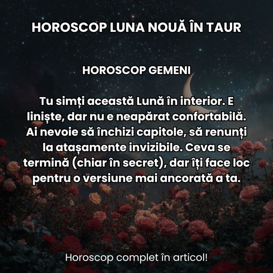 Luna Nouă în Taur din 16 mai ne oferă super-puteri de manifestare! Dorințele noastre devin acum realitate!