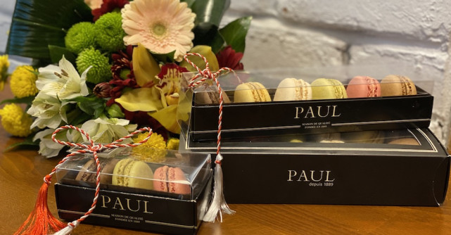PAUL sărbătorește începutul primăverii cu o colecție de mărțișoare - Mini macarons  