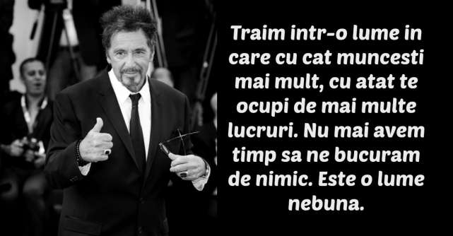  Cele mai frumoase citate ale lui Al Pacino