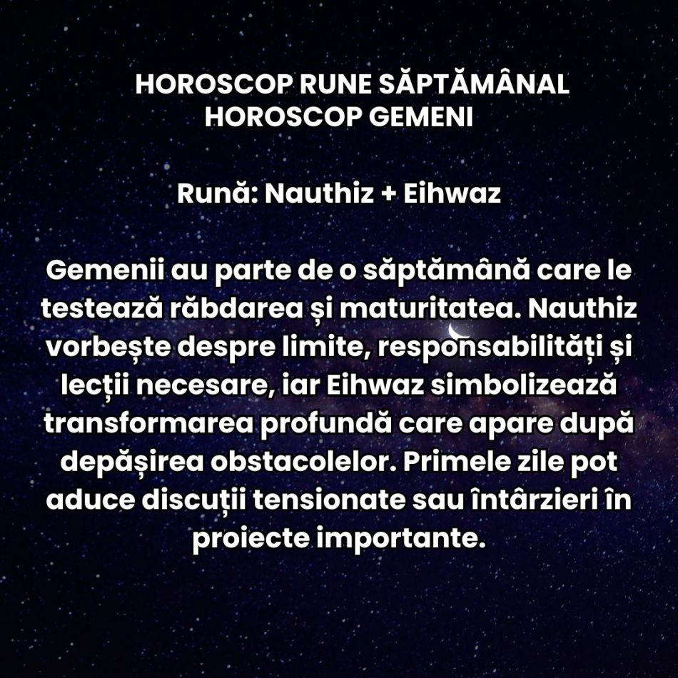 Horoscop Rune săptămâna 10-16 august 2026: Săptămâna Eclipsei aduce momente intense care ne ghidează spre renaștere! 