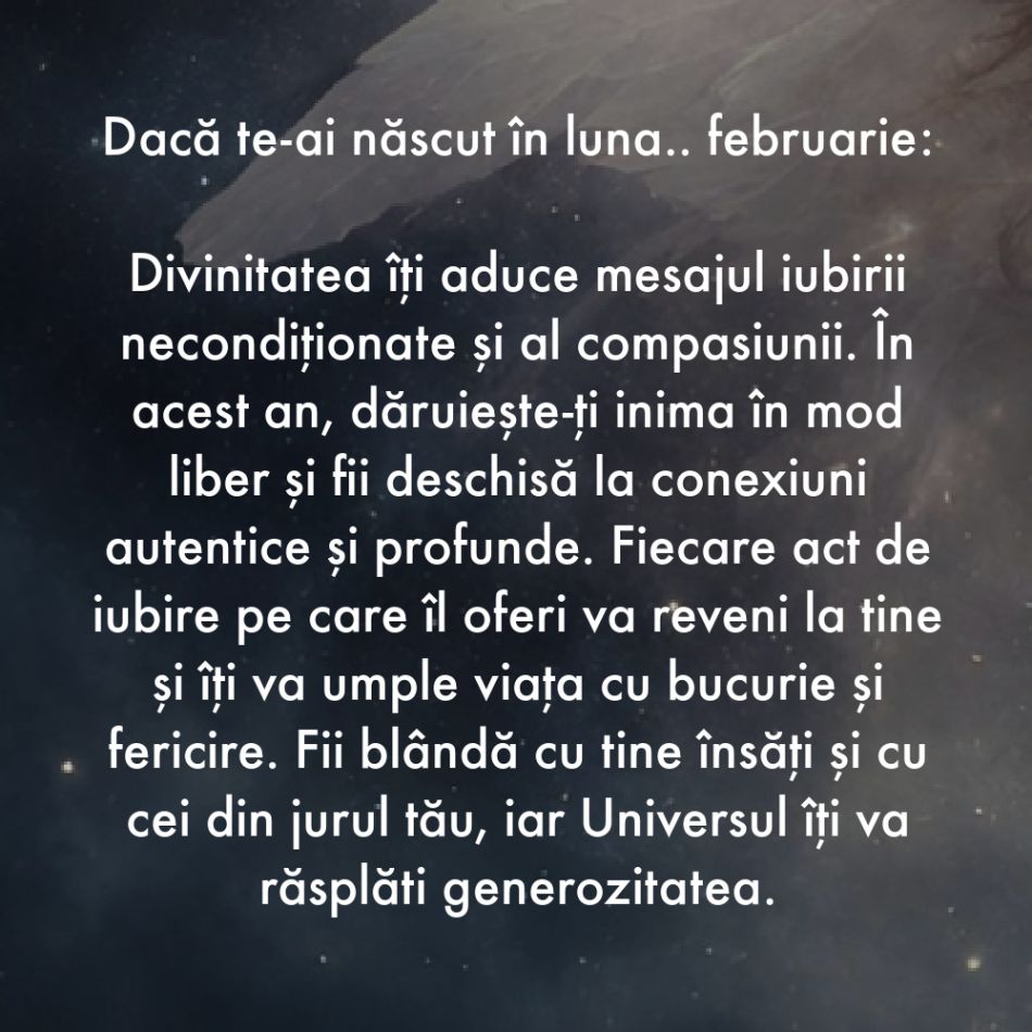 Spune-mi în ce lună te-ai născut pentru a afla mesajul Divinității pentru tine în acest an
