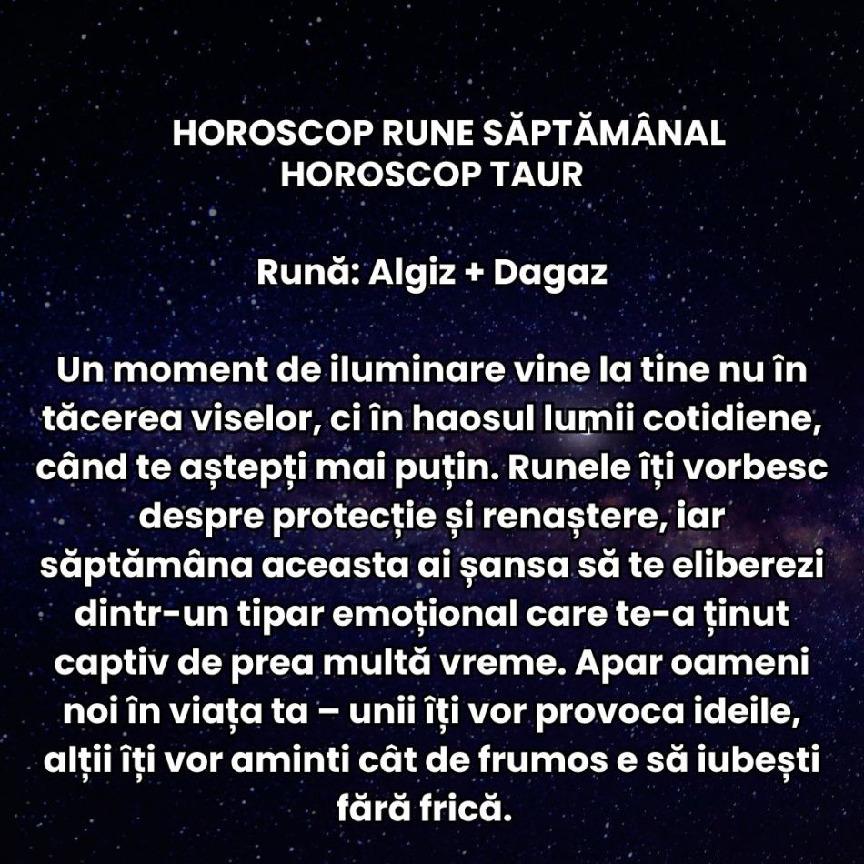 Horoscop Rune săptămâna 25-31 august 2025: Scena vieții amoroase se aprinde la final de vară! Ne simțim inspirați și admirați