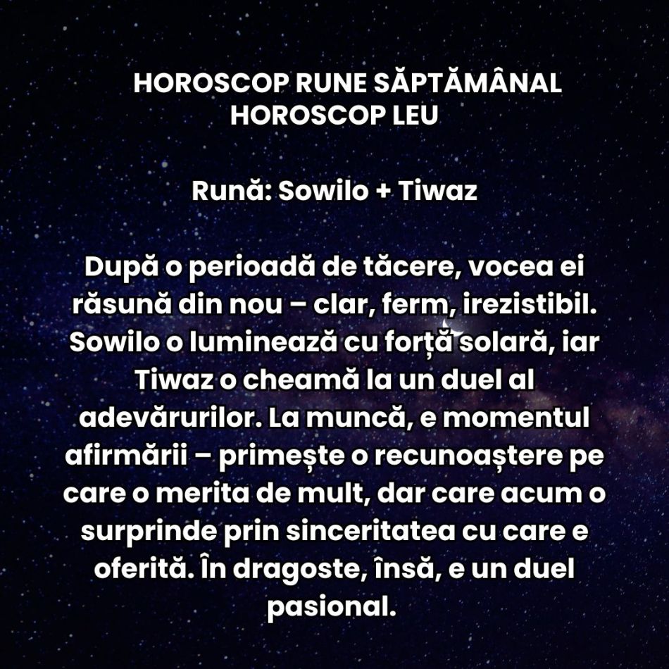 Horoscop Rune săptămâna 30 iunie-6 iulie 2025: Energia imprevizibilă explodează! Trăim revelații și întâlniri fulgerătoare