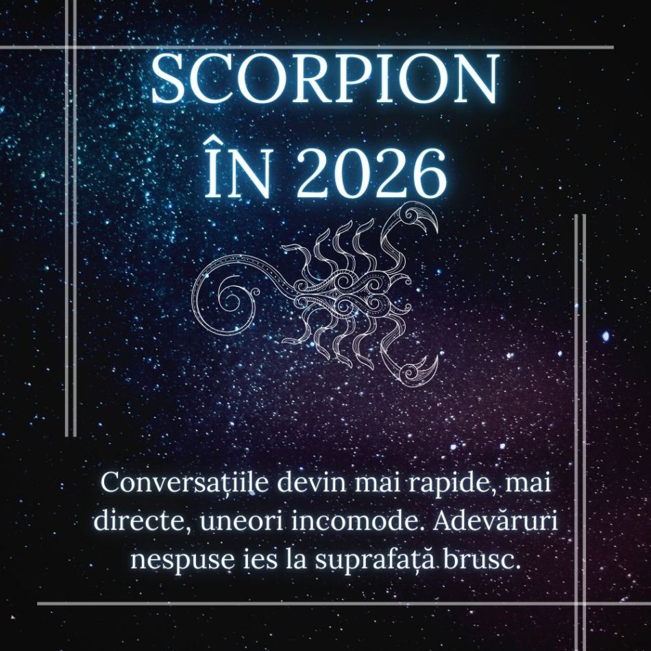 Zodia Scorpion în 2026: 10 schimbări în dragoste pentru care trebuie să îți pregătești sufletul