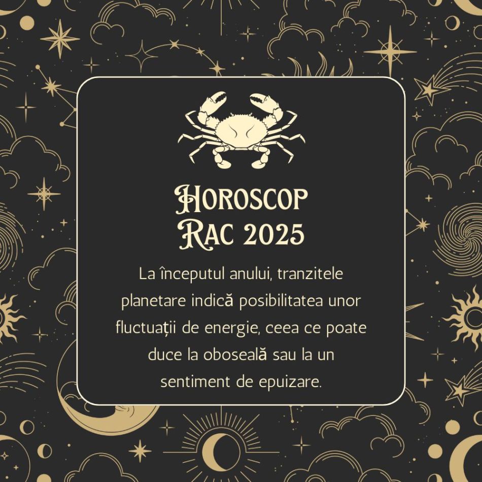 Horoscop Rac 2025: Anul în care intuiția și sensibilitatea te ghidează spre împlinirea destinului