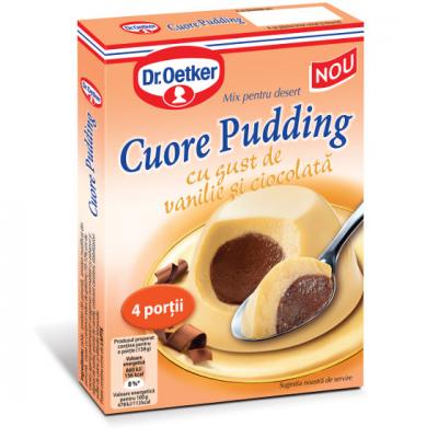 Dr. Oetker lanseaza Cuore Pudding, desertul fin si cremos cu o inima de budinca