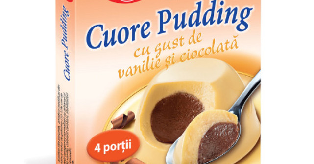 Dr. Oetker lanseaza Cuore Pudding, desertul fin si cremos cu o inima de budinca