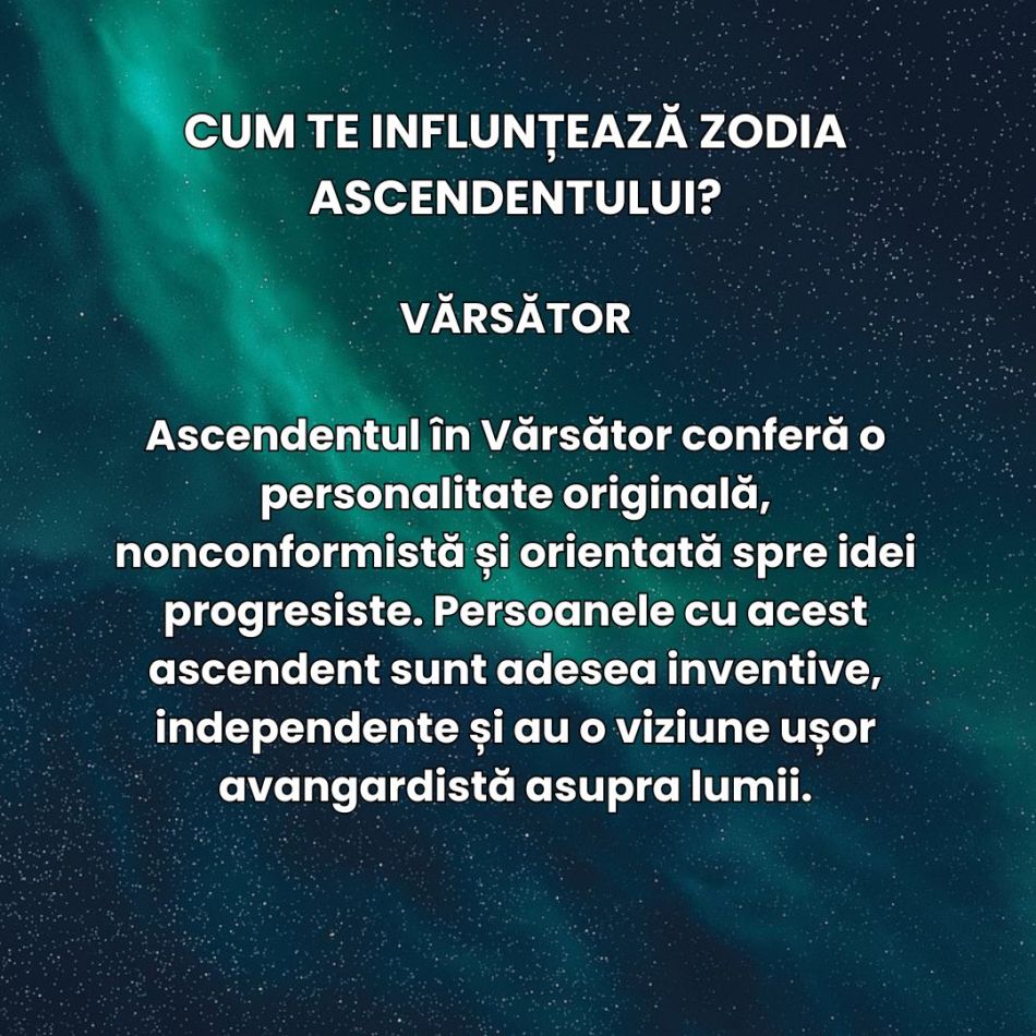 Care este semnificația ASCENDENTULUI în astrologie și de ce e important în horoscopul personal? 