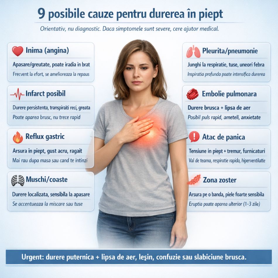 Atac de panică sau problemă cardiacă? Diferențe, semne de alarmă și investigații utile