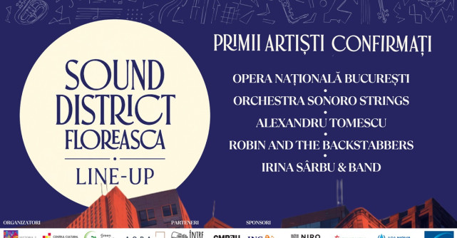 Sound District Floreasca anunță primii artiști confirmați  pentru ediția din toamnă 