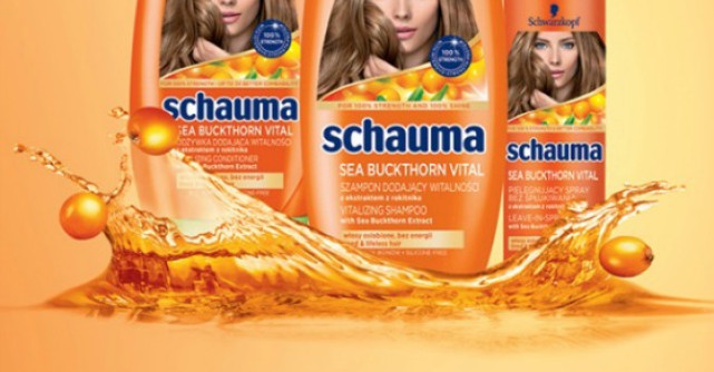 Schauma Catina: 100% vitalitate cu extract natural din fructe de catina, intr-o noua gama pentru energizarea parului