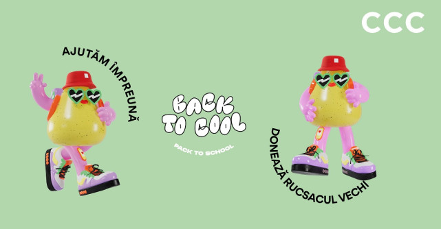 Puterea de a ajuta cu CCC – Proiectul Rucsacul – CCC lansează unitatea de colectare a ghiozdanelor în România și în străinătate