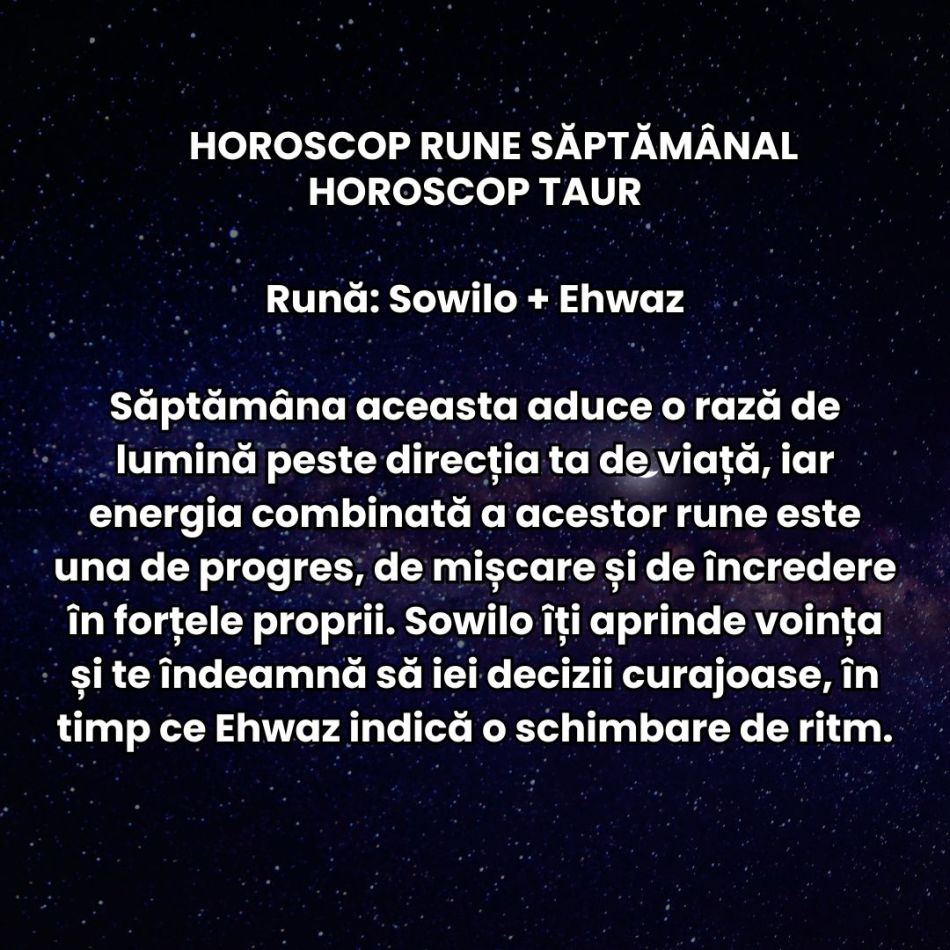 Horoscop Rune săptămâna 12-18 mai 2025: Este momentul să ieșim din umbră și să ne îmbrățișăm adevărata putere.