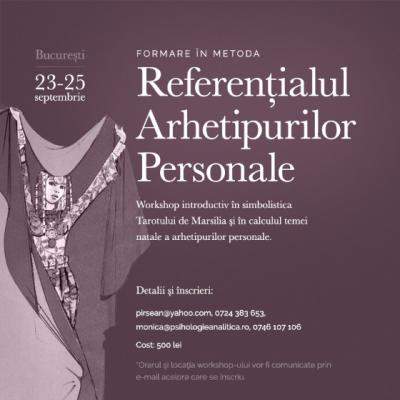 Formare in metoda Referentialul Arhetipurilor Personale 