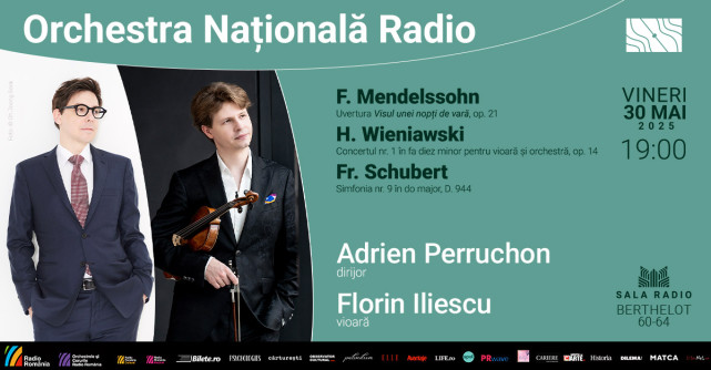 Visul unei nopți de vară la Sala Radio, sub bagheta dirijorului francez Adrien Perruchon
