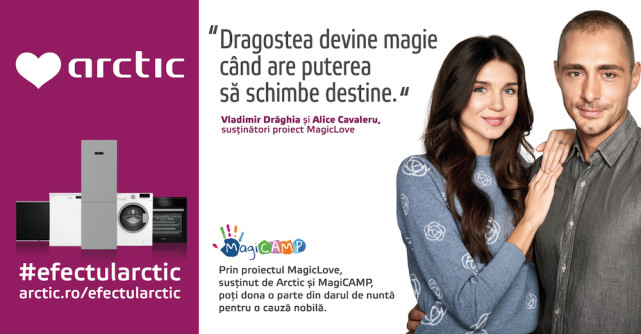 Arctic lansează campania ♥️ Arctic printr-un parteneriat cu MagiCAMP