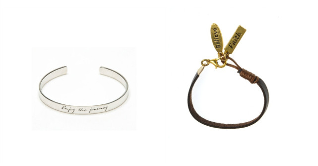 Bratari simple cu mesaje motivationale