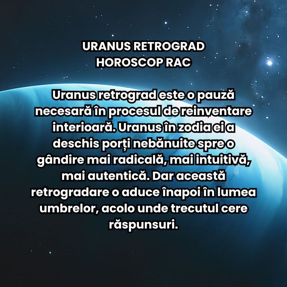 Uranus se întoarce pentru ultima dată în Taur! Realitatea noastră se prăbușește și primim mari revelații