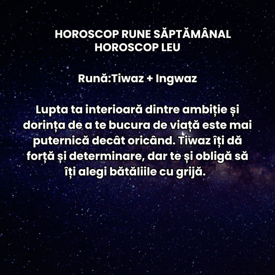Horoscop Rune săptămâna 14-20 aprilie 2025: Trecem printr-o săptămână a contrastelor! Noile direcții prind contur rapid