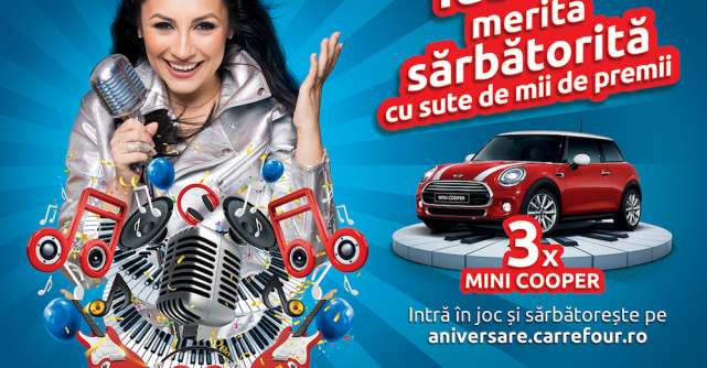 Carrefour sărbătorește 18 ani de activitate în România alături de Andra