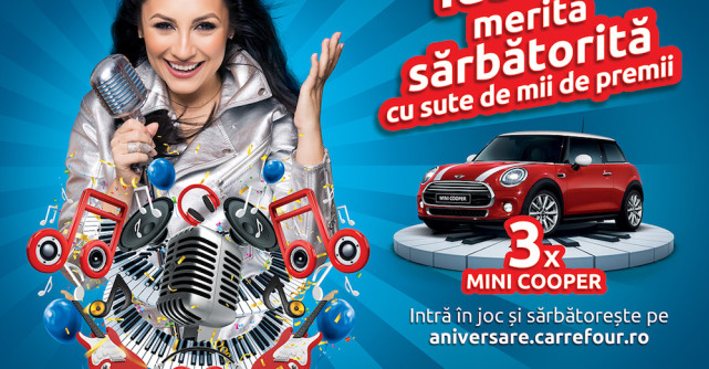 Carrefour sărbătorește 18 ani de activitate în România alături de Andra