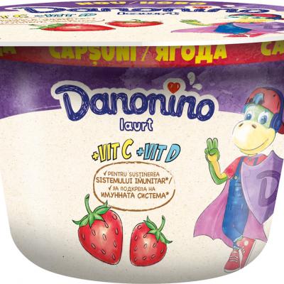 Danonino introduce în portofoliul său noile iaurturi cu vitamina C și D