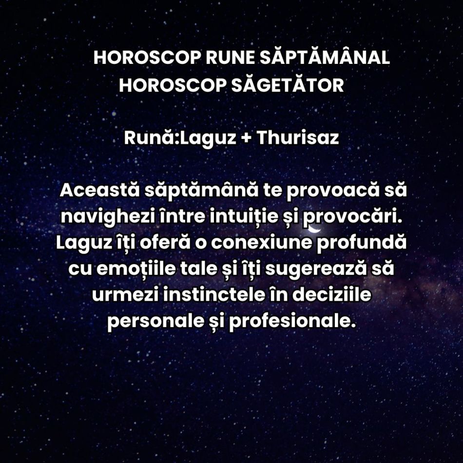 Horoscop Rune săptămâna 20-26 ianuarie 2025: Cu Soarele în Vărsător, Runele ne îndeamnă să fim nonconformiști și încrezători!