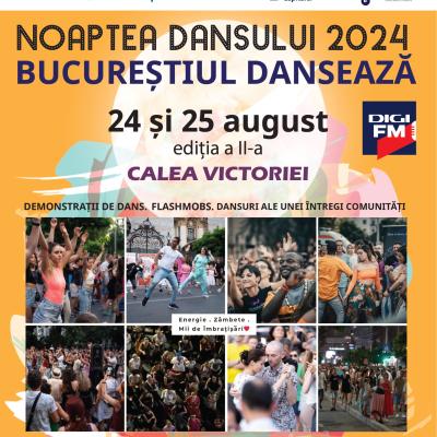 Noaptea Dansului în 2024: „Bucureștiul Dansează” pe Calea Victoriei, „Brașovul Dansează” în Piața Sfatului!