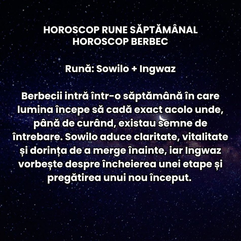 Horoscop Rune săptămâna 14-20 septembrie: Momentele electrizante trezesc în noi părți pe care le credeam uitate! 
