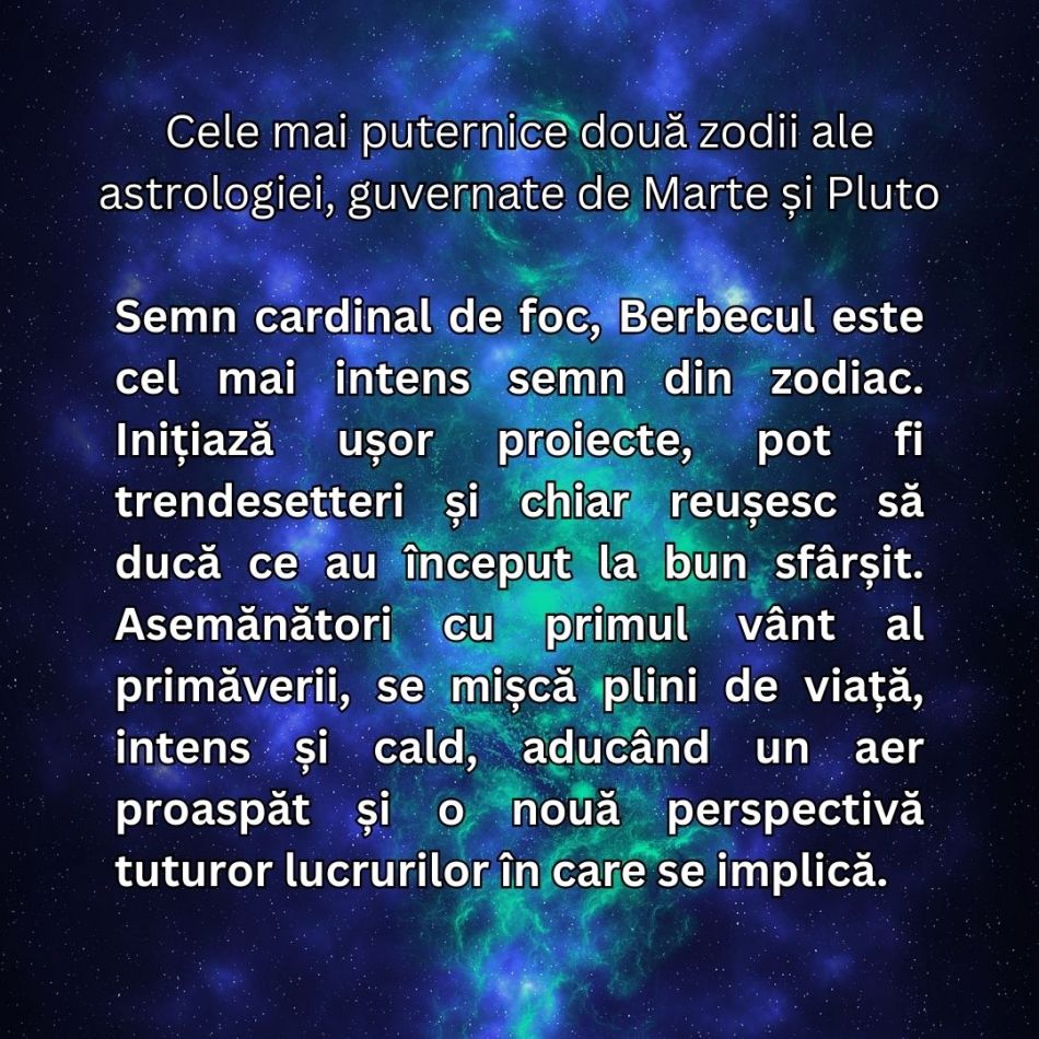 Cele mai puternice două zodii ale astrologiei, guvernate de Marte și Pluto