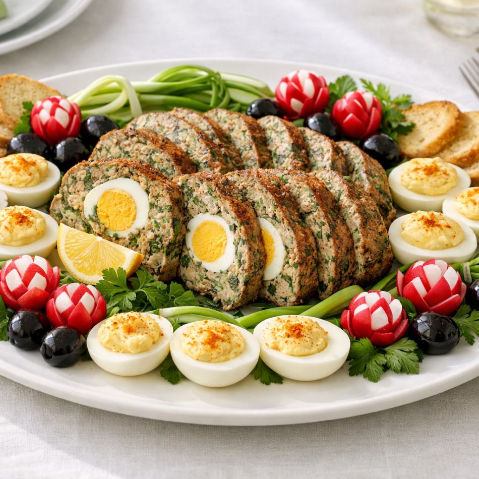 5 idei de decor pentru platou aperitiv de Paște: compoziții culinare pe cât de spectaculoase, pe atât de gustoase