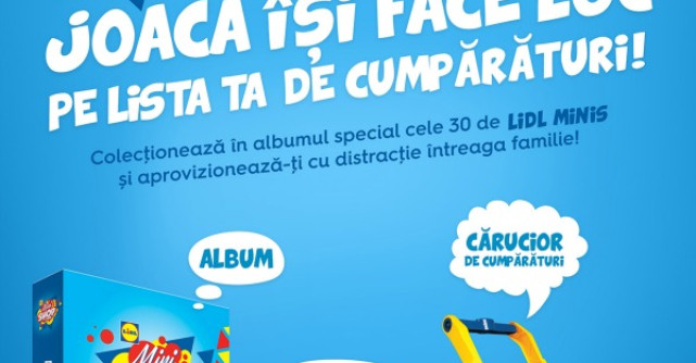 Lidl lanseaza campania Lidl Mini Shop si ii provoaca pe clienti la joaca 