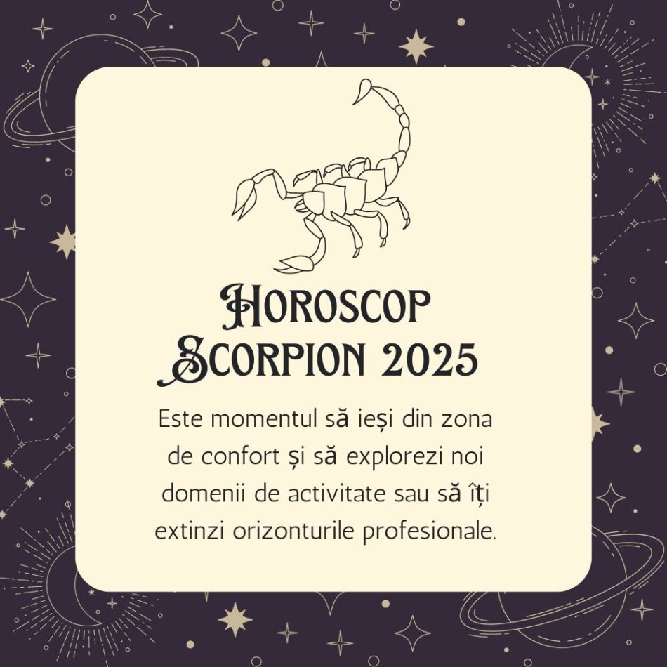 Horoscop Scorpion 2025: Înveți să lași trecutul în urmă pe VECI