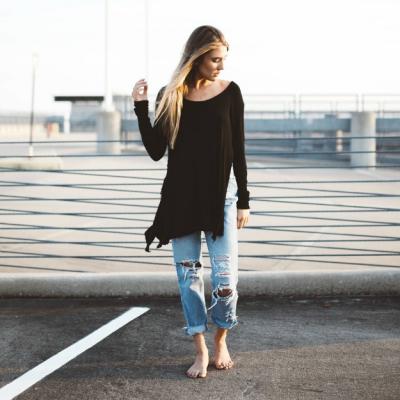 Jeansii crop - perfecti pentru primavara-vara