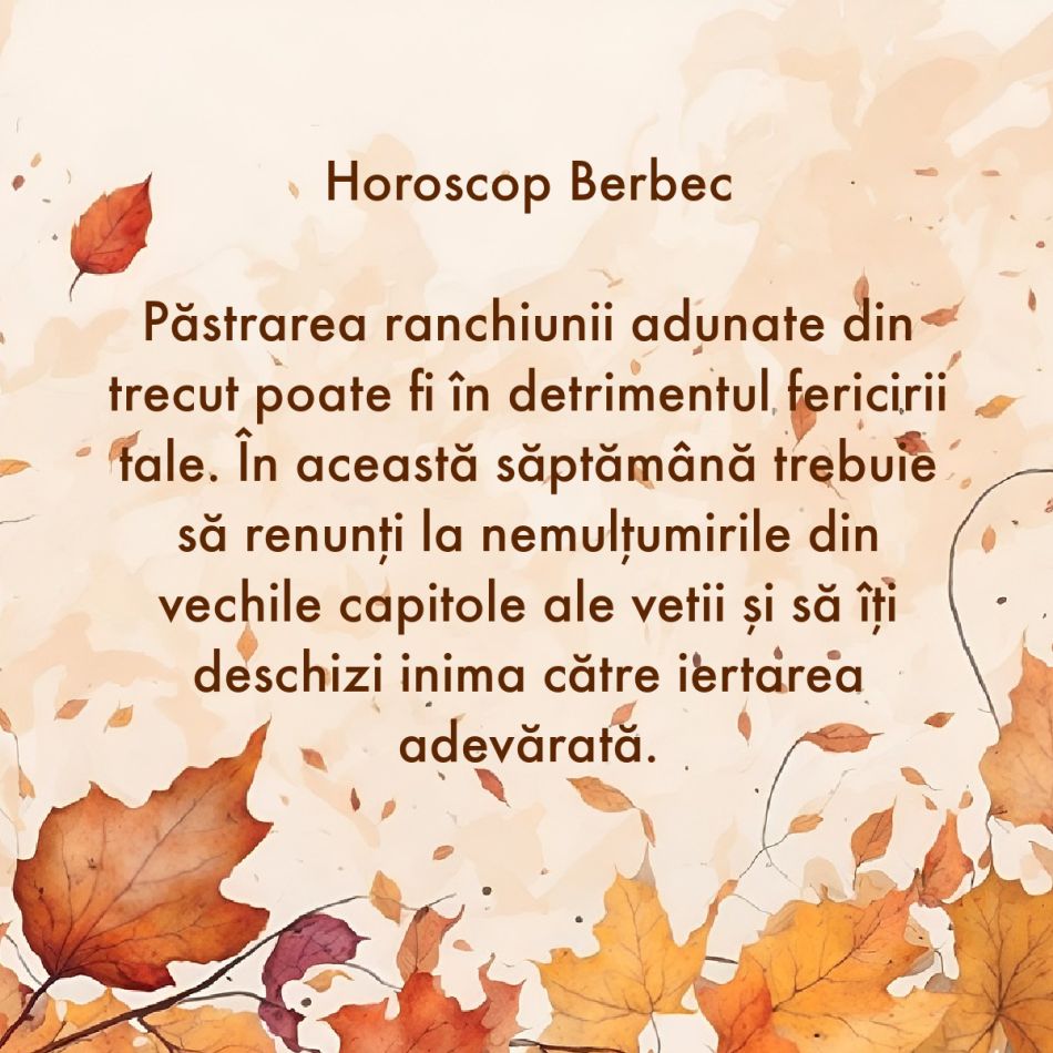 La ce trebuie să renunți în săptămâna 30 octombrie - 5 noiembrie ca să atragi fericirea