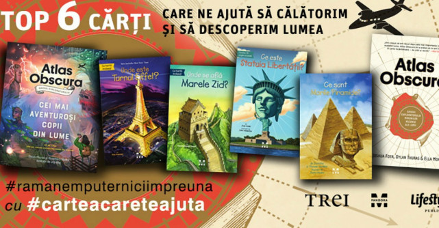 Top 6 cărți care ne ajută să călătorim în continuare și să descoperim lumea