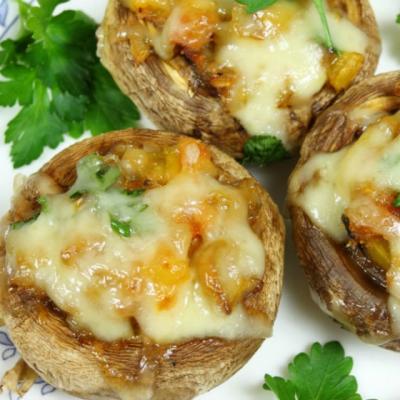 Ciupercile umplute, un adevarat deliciu